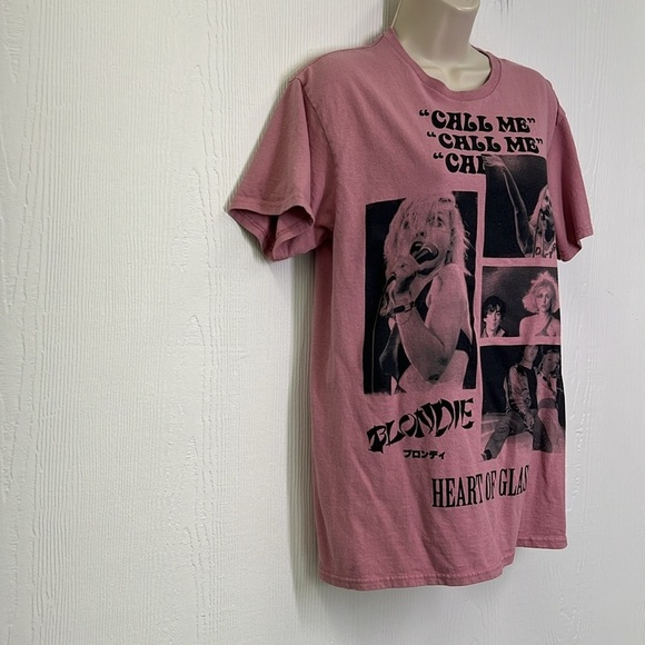 Blondie - Blondie Heart Of Glass Call Me Pictures Short Sleeve T Shirt Size M/L - Picture 3 of 8